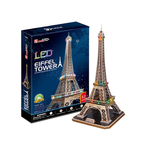(퍼즐이야기)3D입체퍼즐 에펠탑 LED