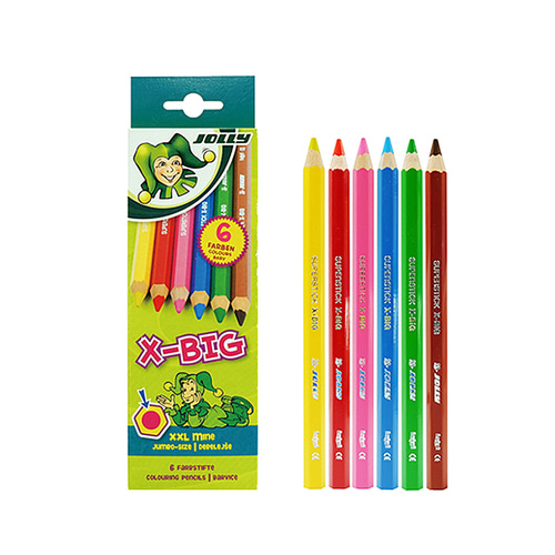 졸리 X-BIG 색연필 6색 세트