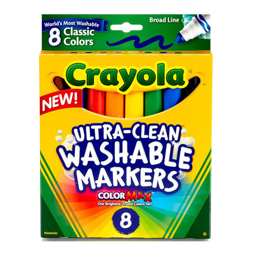Crayola 크레욜라 굵은선 수성마카 8색(Classic)